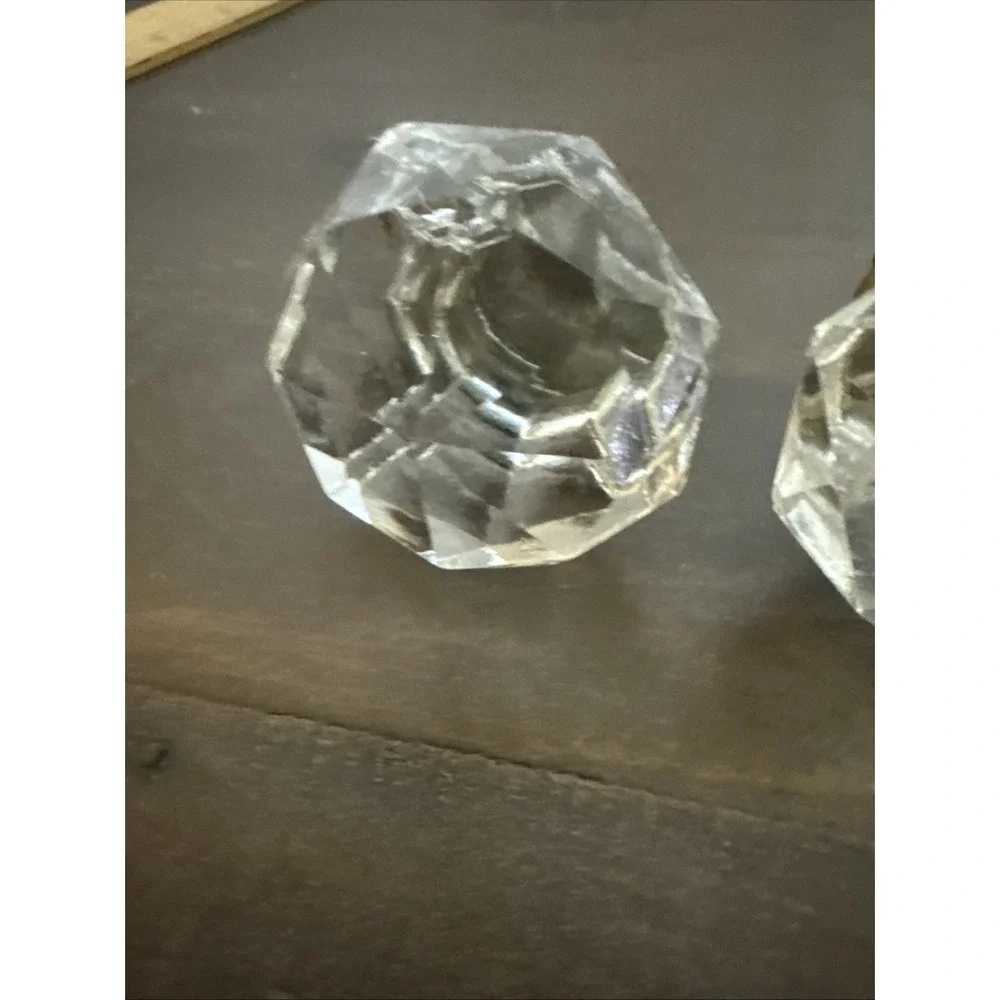 Glass Drawer Pull Door Knob Dresser 1.5